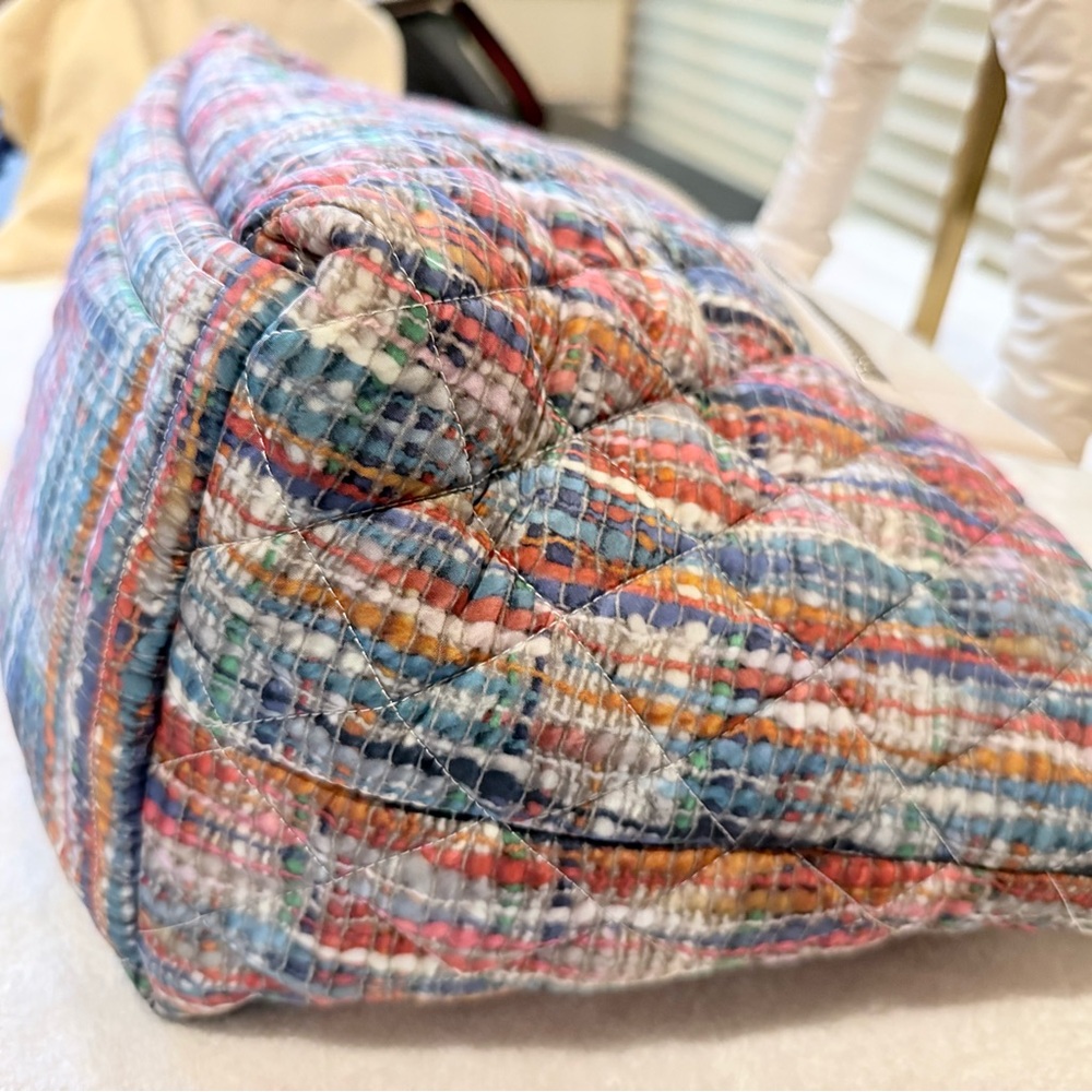 Chanel coco cocoon Multicolor Nylon tweed shoulder Bag - Picture 6 of 13